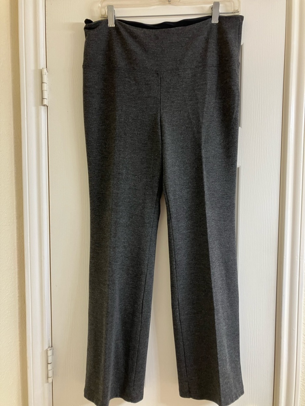 Liz Claiborne Wide Leg Knit Pants in Dark Gray